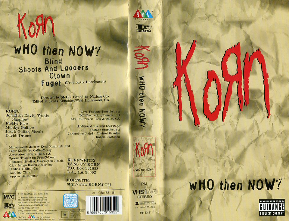 Korn Who then now